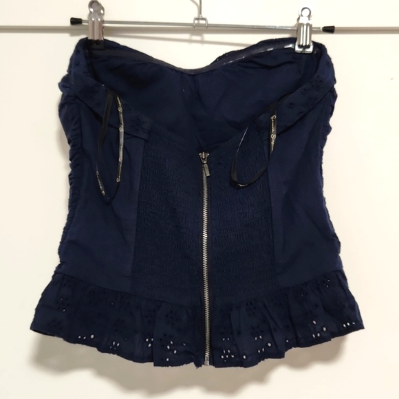 Jessica Simpson Blue Corset Top - Picture 11 of 12